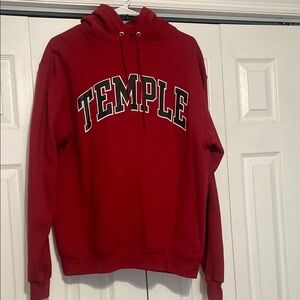 Temple Red Hoodie
